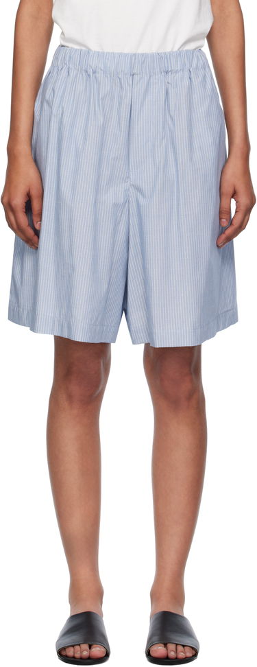 Kratke hlače Baserange Baserange Claude Striped Relaxed Shorts Modra | SSCL-PO-AU25, 0