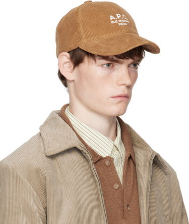 Kapa A.P.C. A.P.C. Charlie 'Rue Madame' Corduroy Baseball Cap Bež | COHBB-M24163, 3