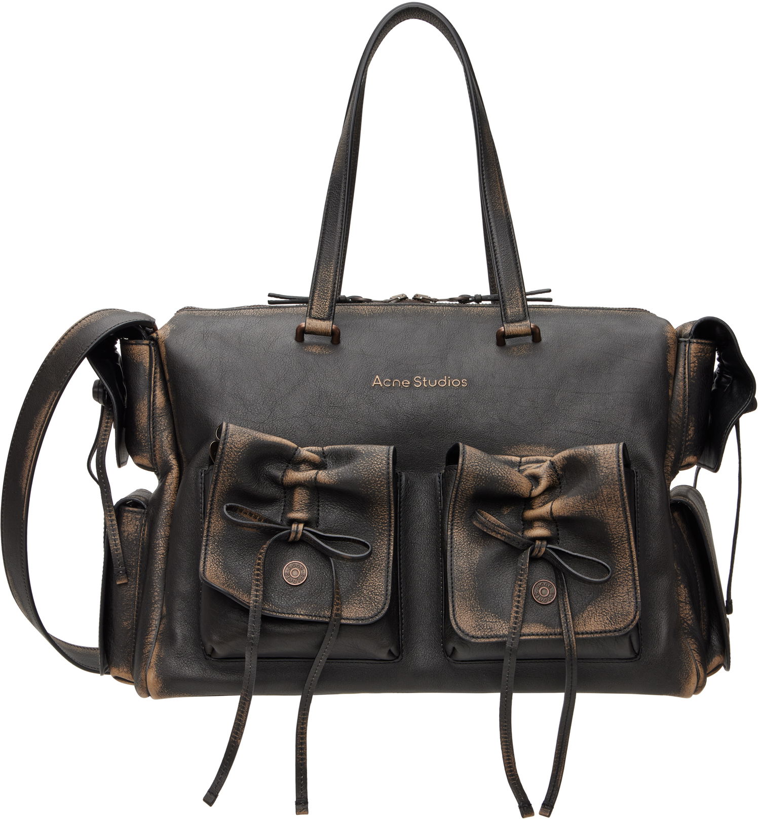 Potovalna torba Acne Studios Acne Studios Multipocket Tote Bag Črna | A10440-, 0