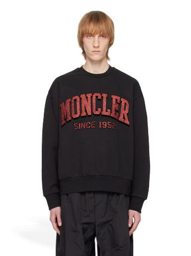 Pleteni pulover Moncler Crewn Črna | I10918G00019M2642