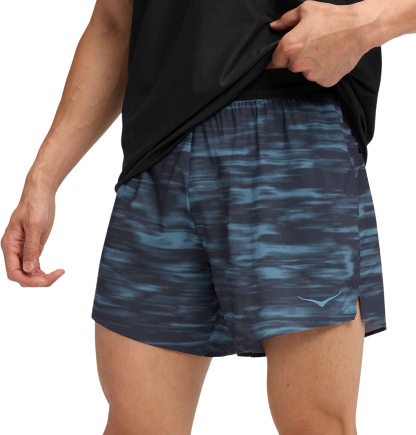 Kratke hlače Hoka One One Hoka Glide 5" Shorts with Brief Modra | 1176971p-bblr