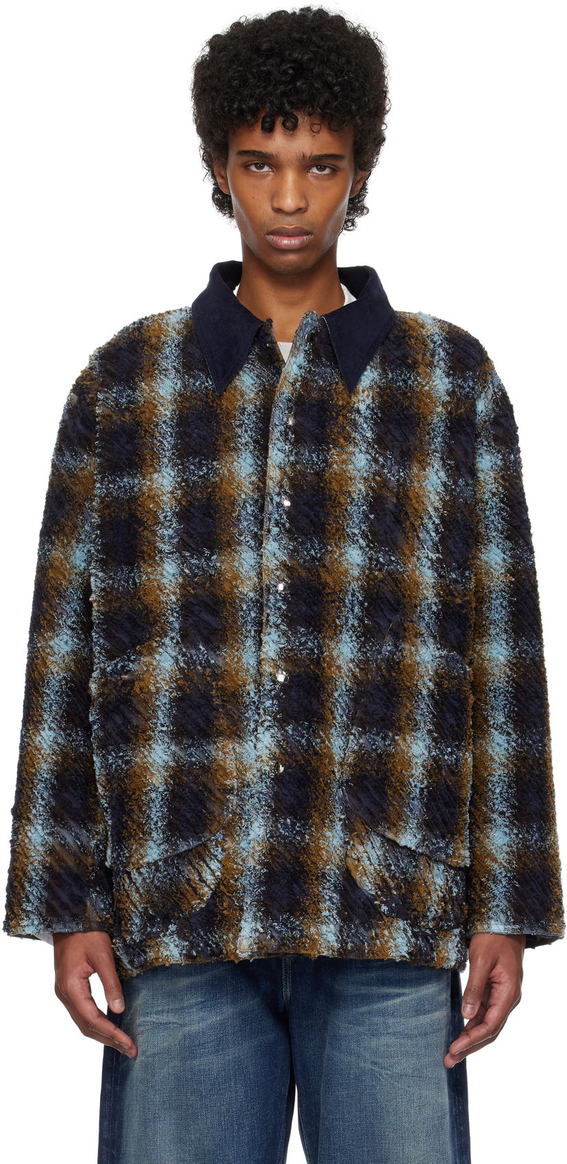 Jakna Collina Strada Collina Strada Plaid Fleece Stable Jacket Večbarvna | XX5007