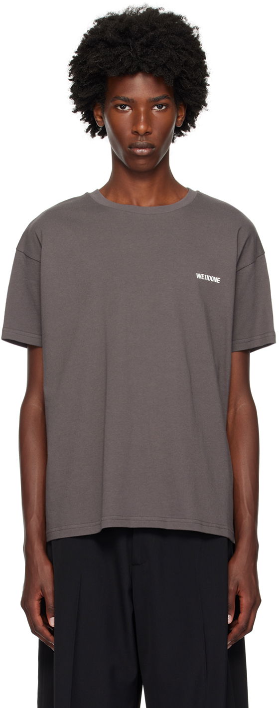 Majica We11done Printed T-Shirt Siva | WD-TT1-23-796-U-CH