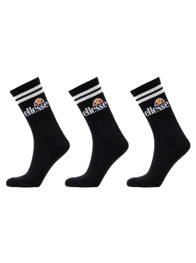 Nogavice Ellesse Pullo Socks 3-Pack Črna | SAAC0620