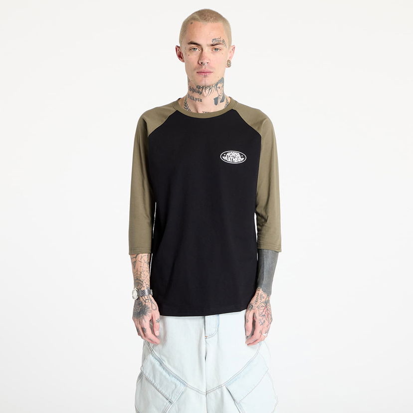 Majica Horsefeathers Horsefeathers Dynamo Raglan T-Shirt Črna | SM1380B