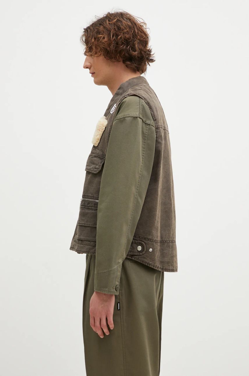 Telovnik KENZO Khaki Mutlipocket Vest Rjava | FE65VE0089GK, 1