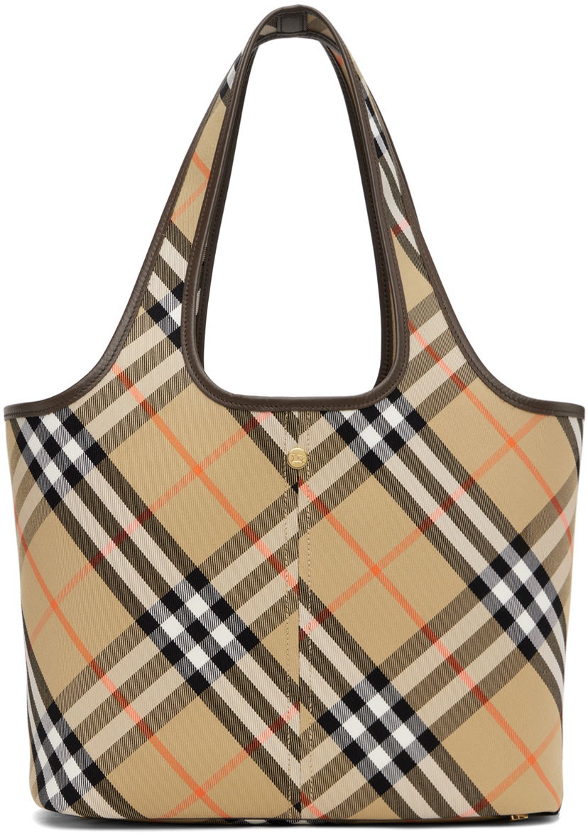 Tote bag Burberry Burberry Small Check Tote Bag Bež | 8094685