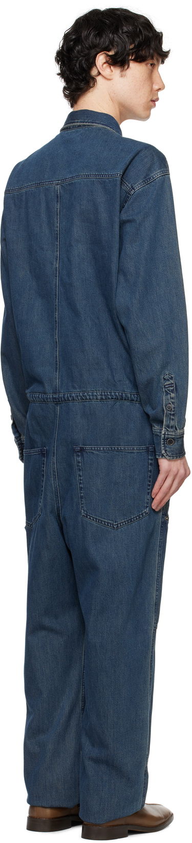 Kombinezon ISABEL MARANT Isabel Marant Otilie Denim Jumpsuit Modra | 25PCB0073HA-C1H06H, 2