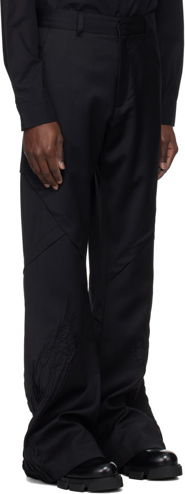 Hlače HELIOT EMIL Heliot Emil Inertia Flared Trousers Črna | PRESS25_M_10_188_BLK01, 1