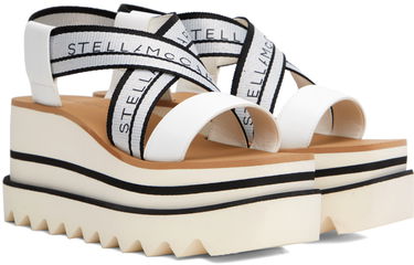 Superge in čevlji Stella McCartney Sneakelyse Platform Sandals Bela | 810162E00015, 3