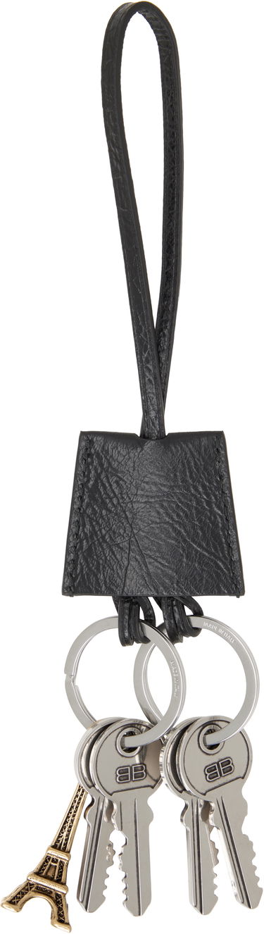 Obeski za ključe Balenciaga Balenciaga 'Li City' Eiffel Keychain Črna | 795641 2AA9A, 1