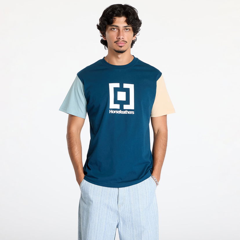 Majica Horsefeathers Base T-Shirt Multicolor III M Mornarica | SM1345E