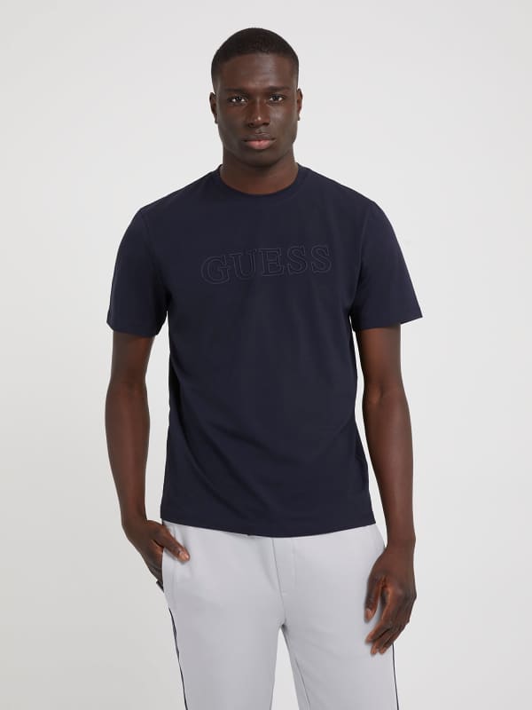 Majica GUESS Front Logo T-Shirt Mornarica | Z2YI11J1314, 0