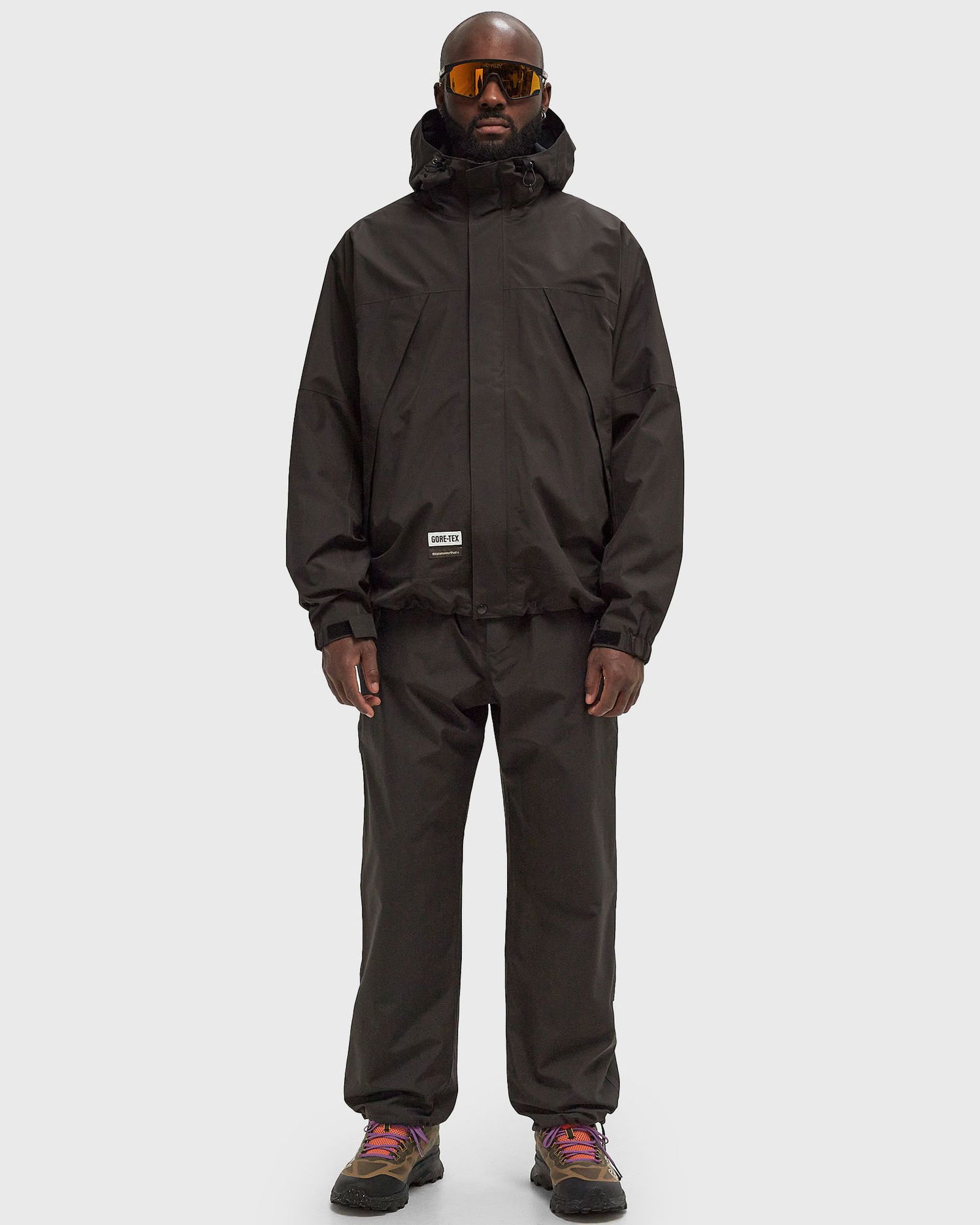Dežni plašč thisisneverthat GORETEX 2L Wet Weather Shell Jacket Črna | GT243GOWLS01-OLB, 1