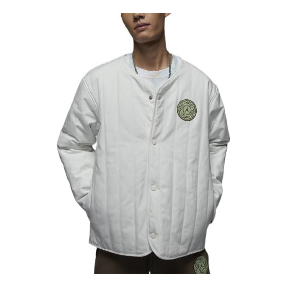 Puhovka Jordan Jordan Padded Buttoned Jacket Bela | FB1449-108