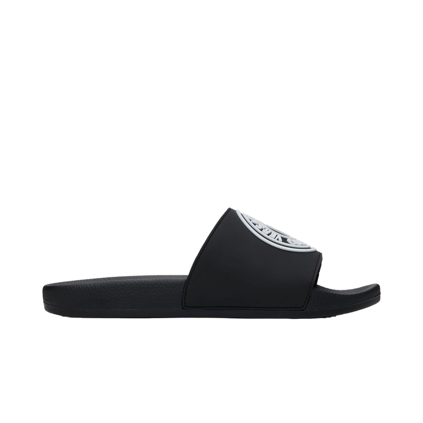 Superge in čevlji Versace Jeans Couture Black Bonded Pool Slides Črna | E76YA3SQ3EZS192