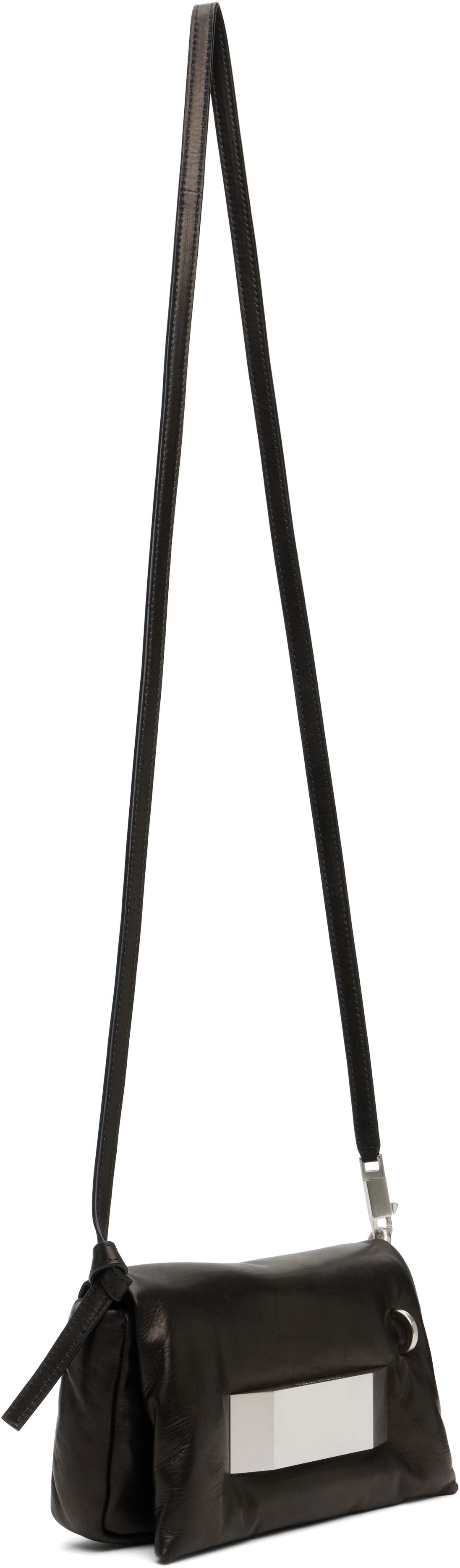Torba za čez ramo Rick Owens Rick Owens Pillow Griffin Bag Črna | RA02E0745 LCAPA, 1