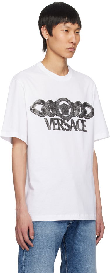 Majica Versace Versace Medusa On Chain T-Shirt Bela | 1013302_1A13405, 1