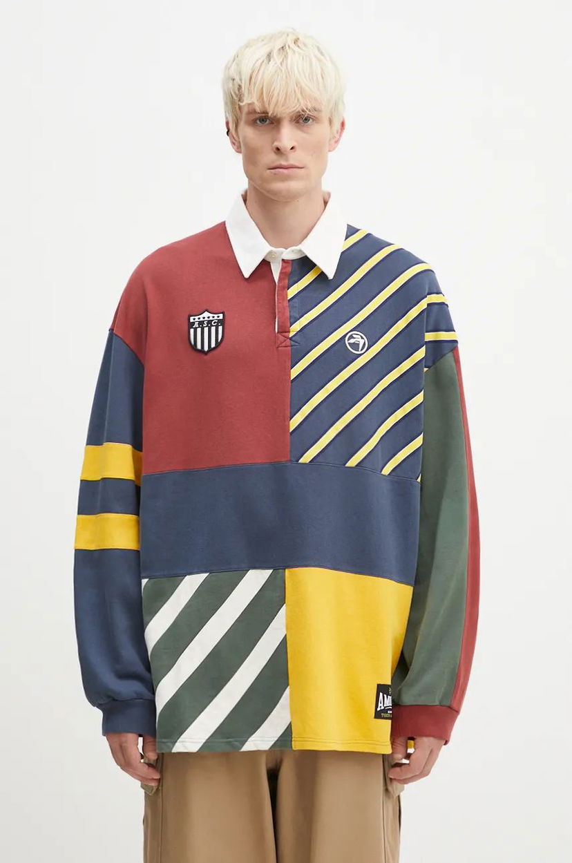 Polo majica Ambush Patchwork Rugby Shirt Večbarvna | BMGC004F24JER0018484