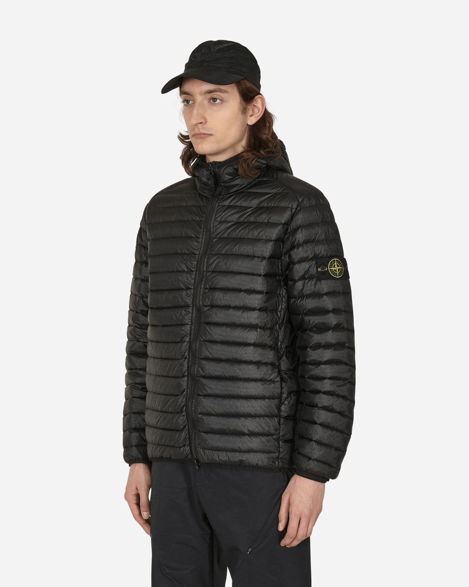 Puhovka Stone Island Packable Loom Woven Chambers R-Nylon Down-TC Jacket Črna | MO781540324 V0029, 1