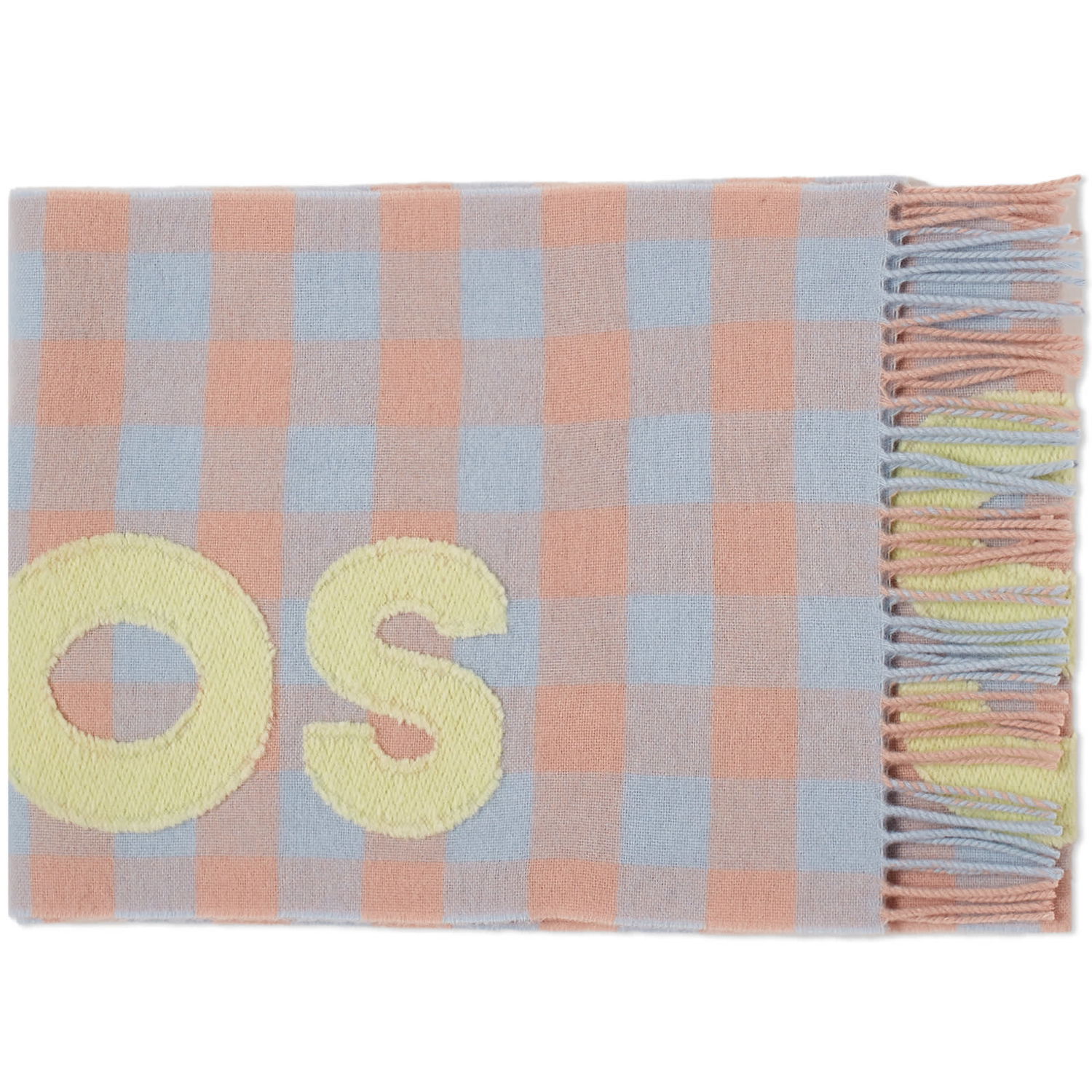 Šala Acne Studios Veda Logo Check Scarf Roza | CA0262-DM5, 0