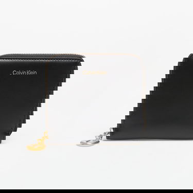Denarnica CALVIN KLEIN Wallet Hardware Square Zip Around Black Črna | LV04F1044G UB1, 0