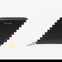 Wallet Hardware Square Zip Around Black