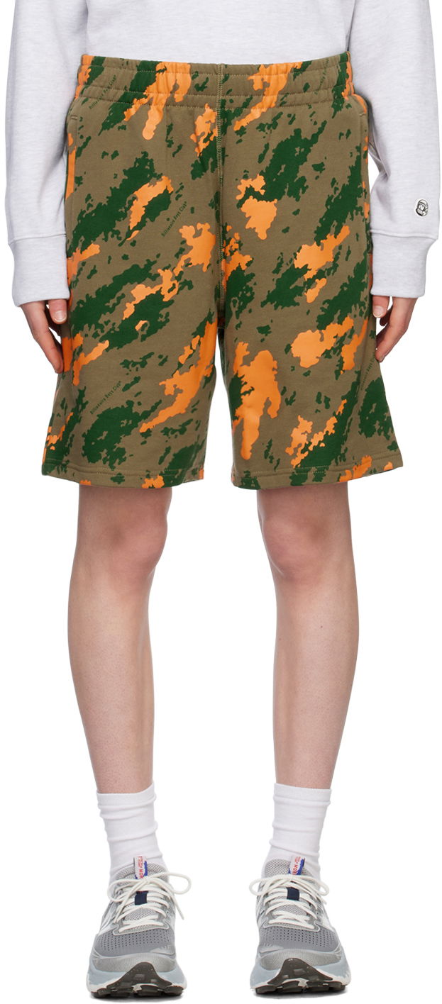 Kratke hlače BILLIONAIRE BOYS CLUB Billionaire Boys Club Camo Print Shorts Zelena | B23130