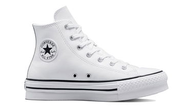 Superge in čevlji Converse Chuck Taylor All Star Eva Lift Platform Leather High Top Bela | A02486C, 0