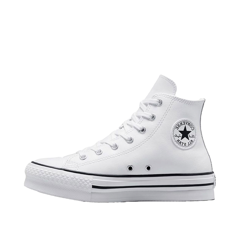 Superge in čevlji Converse Chuck Taylor All Star Eva Lift Platform Leather High Top Bela | A02486C