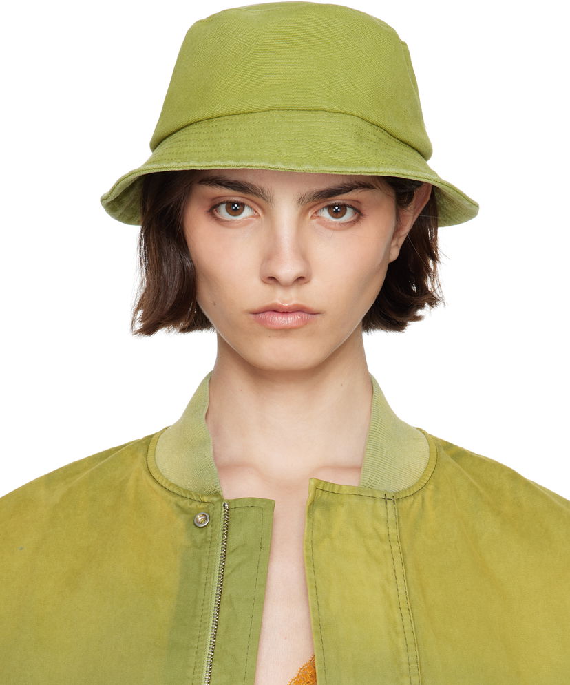 Klobuk JW Anderson JW Anderson Anchor Logo Bucket Hat Zelena | AC0399-FA0453