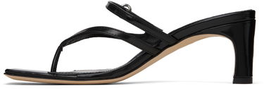 Modni dodatki Aeyde Aeyde Giselle Heeled Thong Sandals Črna | A11-HS-GLIS55TB27-SS24-800-028, 2