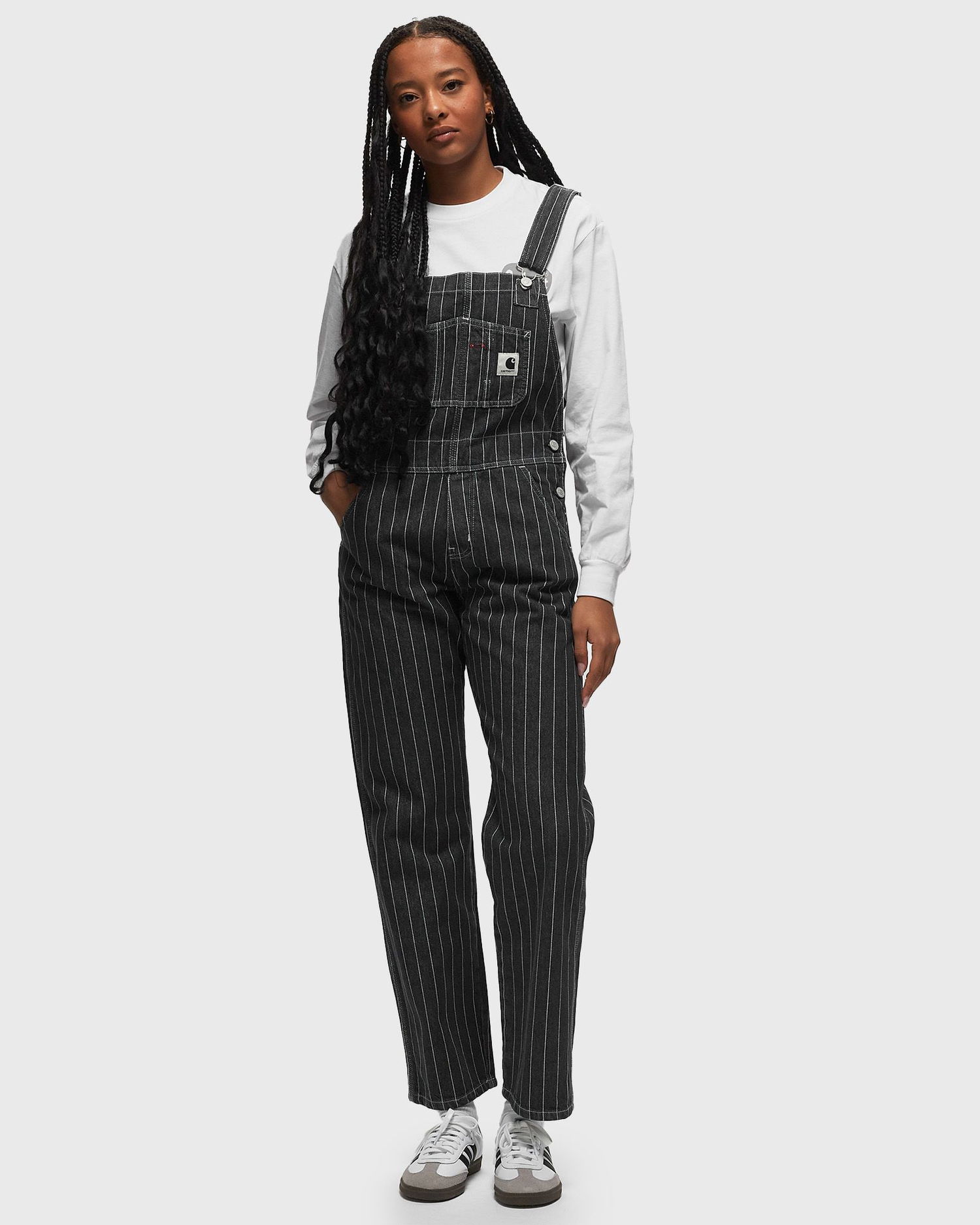 Kavbojke Carhartt WIP Orlean Bib Overall Črna | I033017-1XX.06, 1