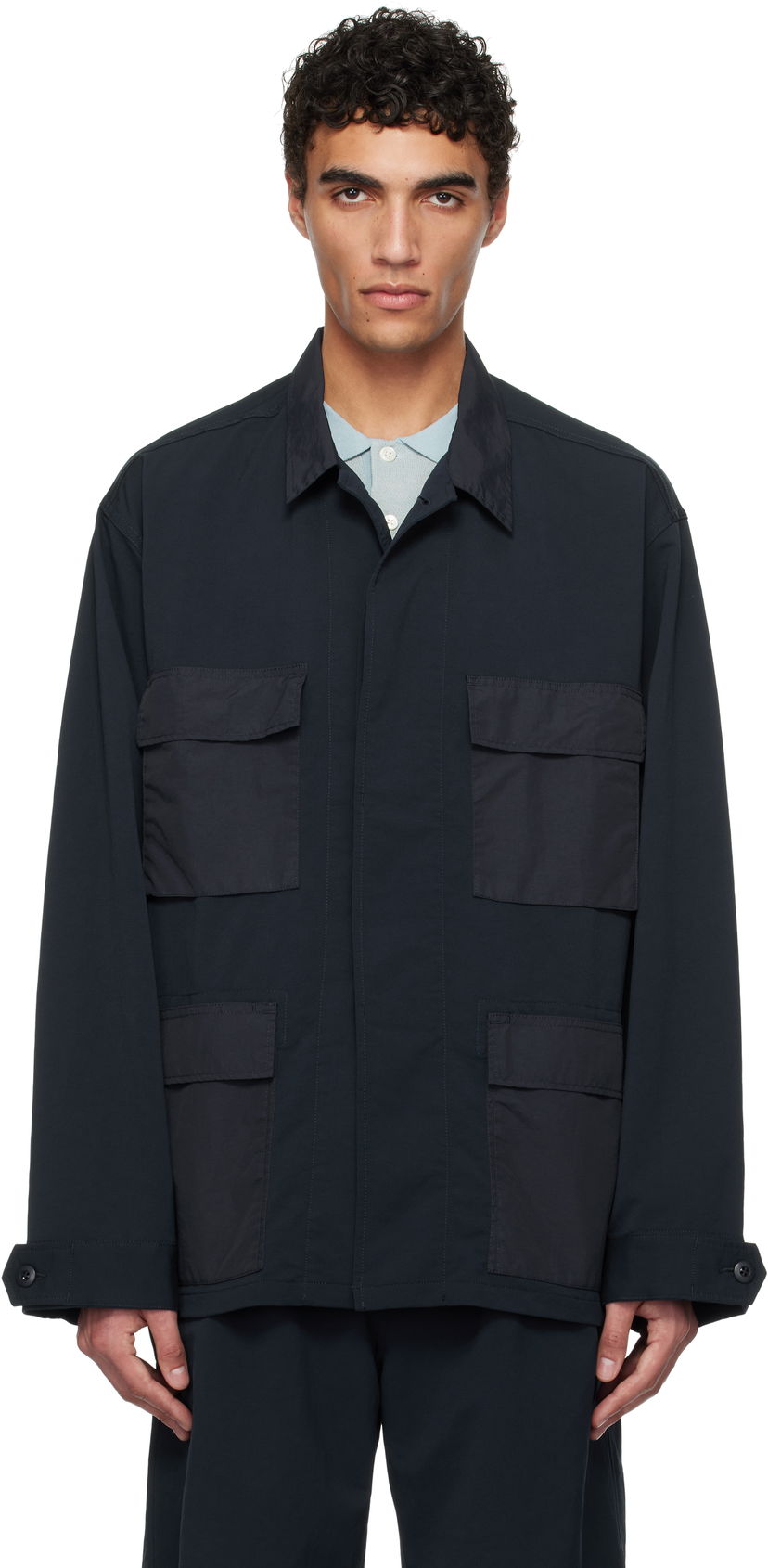 Srajce NANAMICA nanamica ALPHADRY Utility Jacket Mornarica | S25SA048U