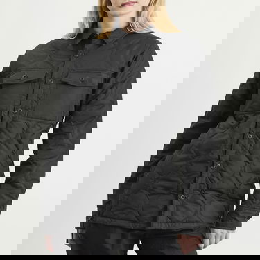 Jakna TAION Quilted Zip Over Shirt Črna | TAION-109SHML-1-BLK, 2