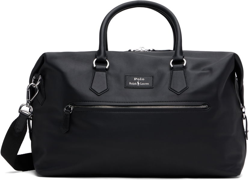 Potovalna torba Polo by Ralph Lauren Ralph Lauren Smooth Leather Large Duffle Bag Črna | 405962455001