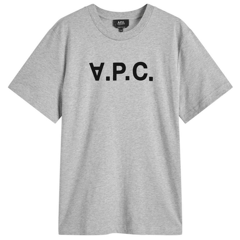 Majica A.P.C. VPC Logo T-Shirt Heathered Grey Siva | COHBM-M26384-TPI