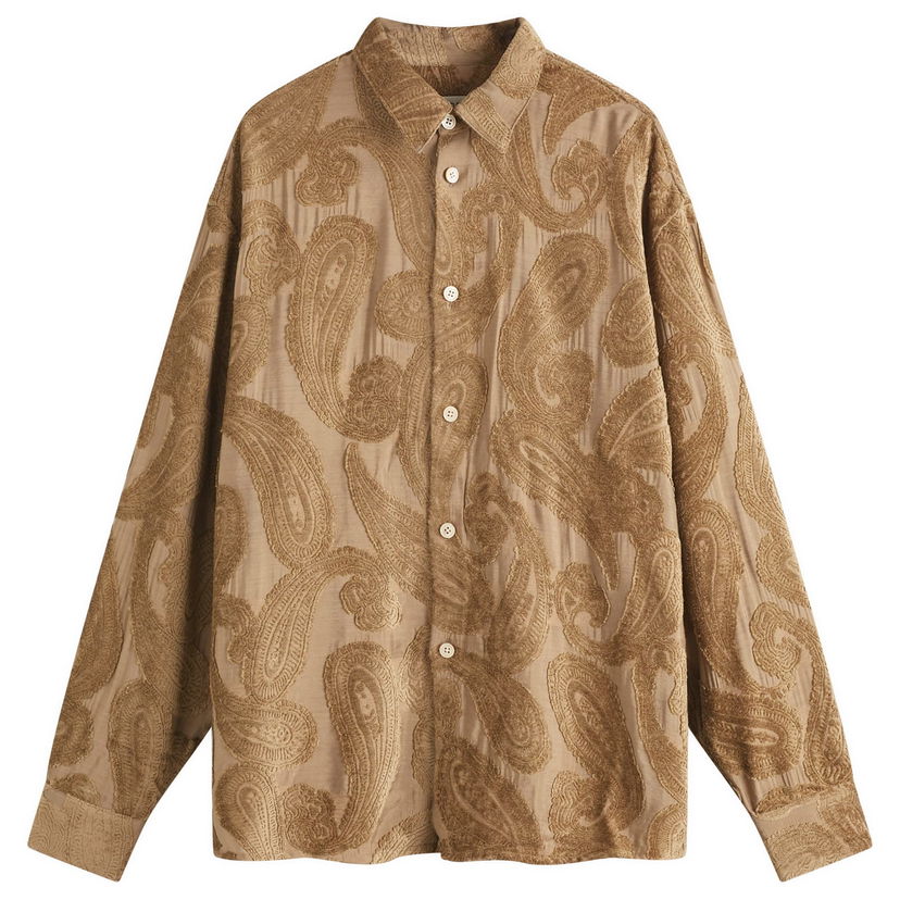 Srajce A Kind of Guise Derbin Shirt Velvet Paisley Rjava | 128-12607-152