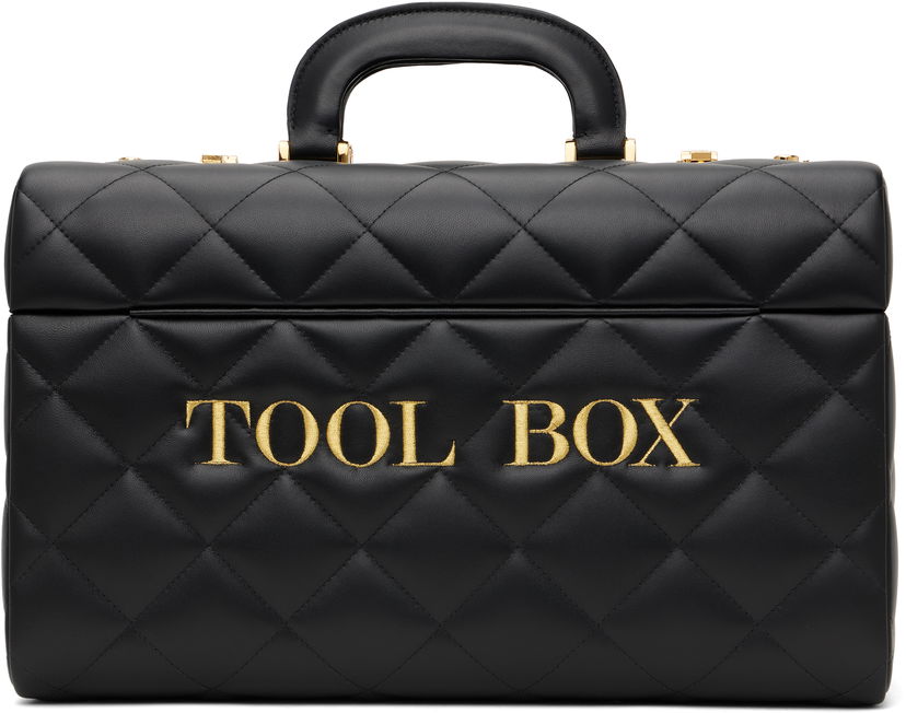Torbica Moschino Moschino Quilted Tool Box Bag Črna | MC4148PP1M 251MOOA4 00A