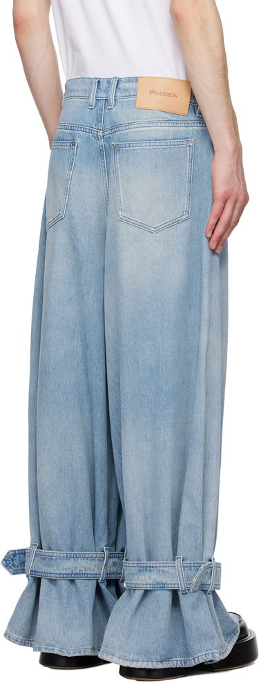 Kavbojke JW Anderson JW Anderson Buckled Cuff Jeans Modra | DT0107-PG1735, 2