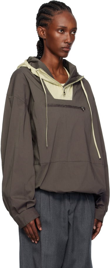 Vetrovka JW Anderson JW Anderson Contrast Hood Anorak Rjava | JK0415-PG1838, 1