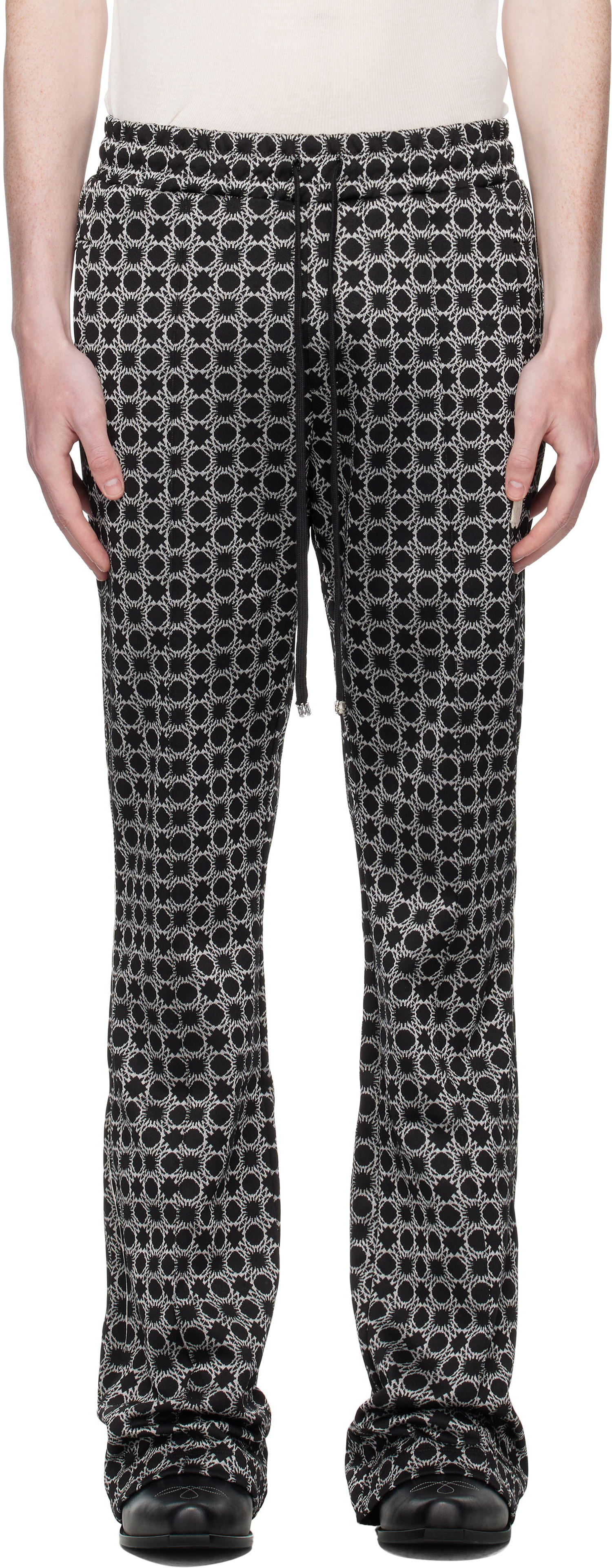 Trenirka AMIRI AMIRI MA Quad Flare Track Pants Črna | AMPATP1021, 0