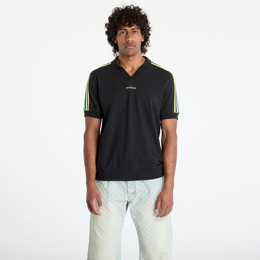 Polo majica adidas Originals Polo T-Shirt Črna | JD0809