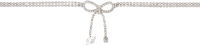 Blumarine Rhinestone Bow Belt