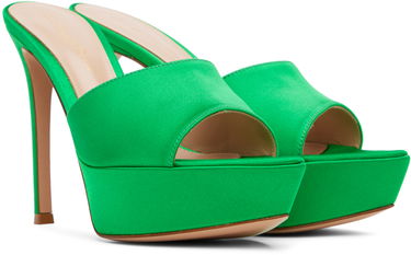Modni dodatki Gianvito Rossi Gianvito Rossi Platform Heeled Sandals Zelena | G16530.85RIC.RAS, 3
