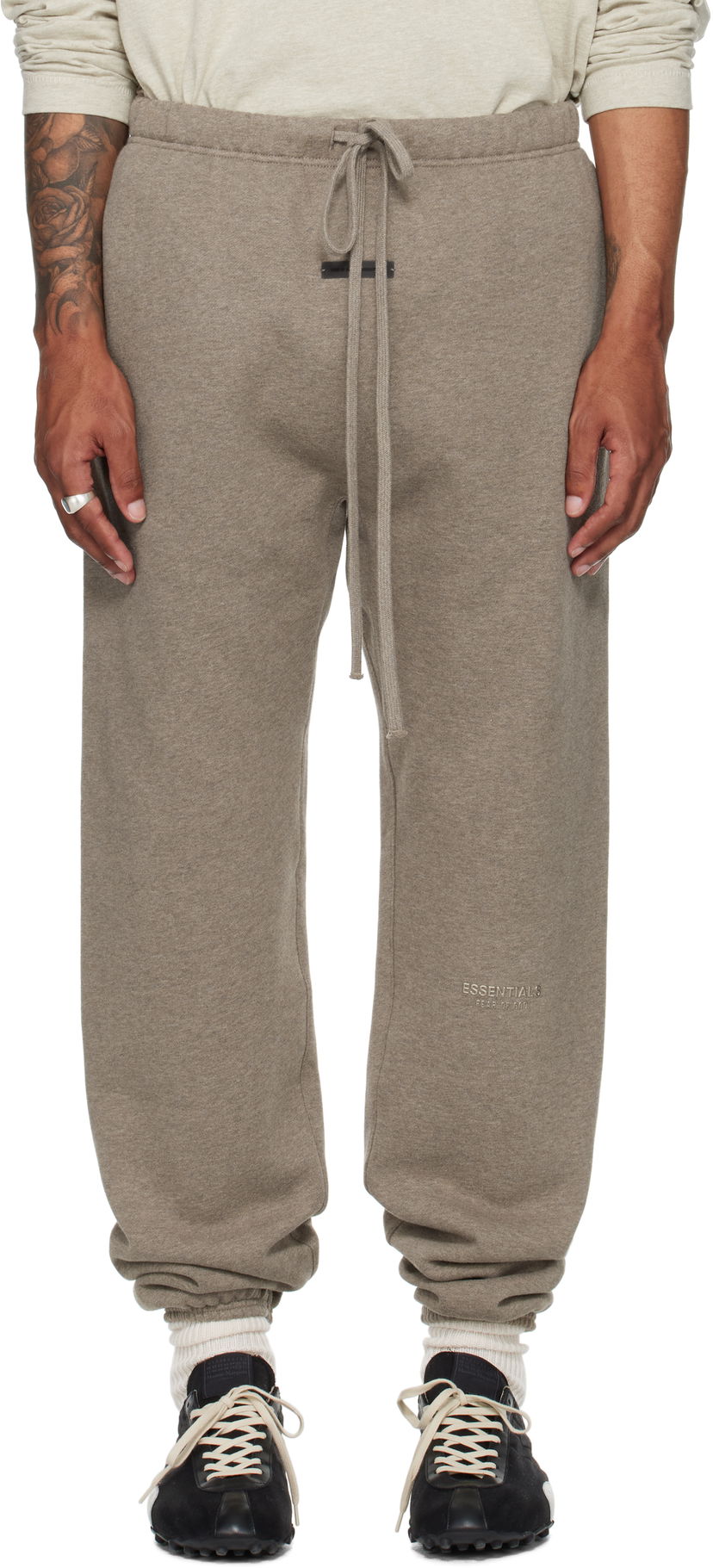 Trenirka Fear of God Fear of God ESSENTIALS Vintage Fleece Sweatpants Siva | 130SP258043F