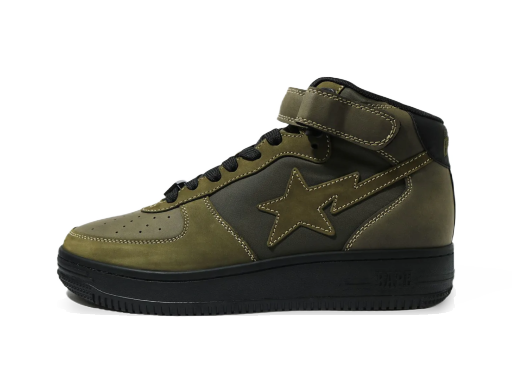 Superge in čevlji BAPE Military Sta Mid "Olive" Zelena | 1H30191006 OLD