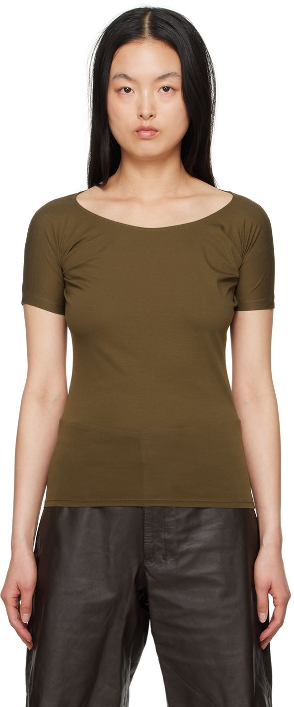 Majica LEMAIRE Second Skin T-Shirt Zelena | TO1174 LJ053
