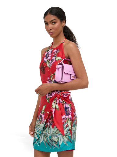 Obleke GUESS Dress Večbarvna | W3YK52.WF1T2