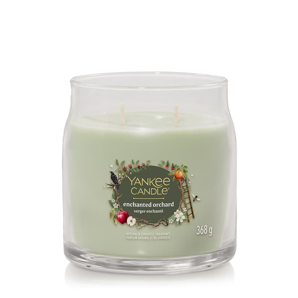 Sveče Yankee Candle Signature Medium Jar 2 Wicks Enchanted Orchard Zelena | 43497, 1